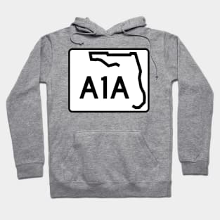 A1A Scenic & Historic Coastal Byway All-American Road sign Hoodie